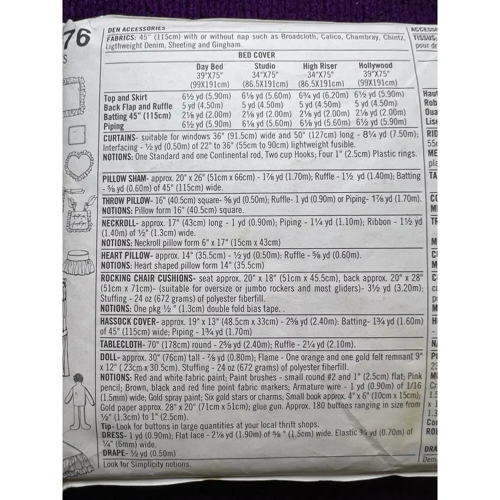 McCalls simplicity 9176